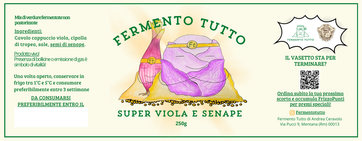 SuperVerdure | Super Viola e Senape | Fermento Tutto
