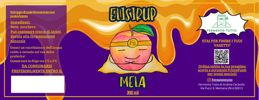 Elisirup Mela | Sciroppo di mela fermentate | Fermento Tutto