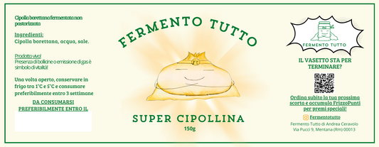 SuperVerdure | Super Cipollina | Cipolle borettane fermentate | Fermento Tutto