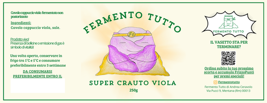 SuperVerdure | Super Crauto Viola | Fermento tutto